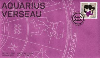 2013 Canada #2459 Signs of the Zodiac - Aquarius: The Water-Bearer FDC