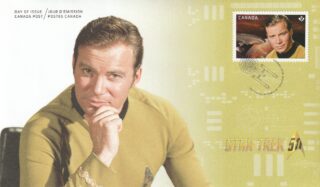 2016 Canada #2917 Star Trek: Captain James T. Kirk FDC
