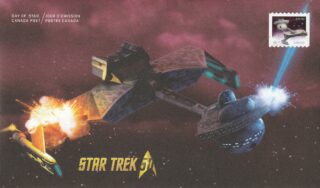2016 Canada #2914 Star Trek: Klingon battle cruiser FDC