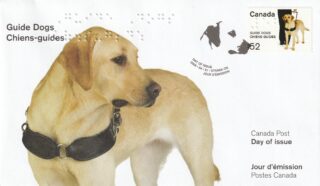 2008 Canada #2266 Guide Dogs FDC