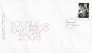 2008 Canada #2270 Art Canada: Yousuf Karsh (self-portrait) FDC