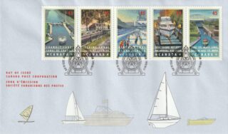 1998 Canada #1730 - 1734 Canals FDC