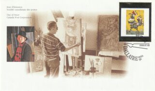 1999 Canada #1800 Masterpieces of Canadian Art - 12: Coq licorne FDC