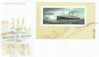 2014 Canada #2746 RMS Empress of Ireland and SS Storstad FDC
