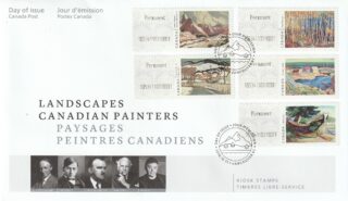 2016 Canada #CP19i - CP23i Landscapes by Canadian Painters FDC