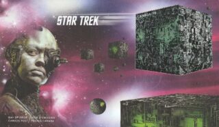 2017 Canada #2984 Star Trek (Year 2): Captains The Borg Cube FDC