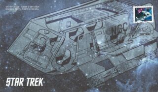 2017 Canada #2985 Star Trek (Year 2): Captains Galileo Shuttle (NCC-1701/7) FDC