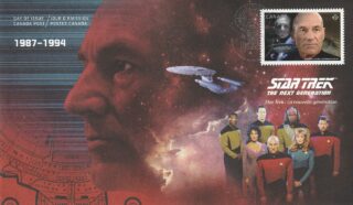 2017 Canada #2987 Star Trek (Year 2): Captains Captain Picard vs. Locutus of Borg FDC