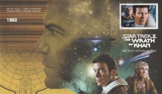 2017 Canada #2986 Star Trek (Year 2): Captains Admiral Kirk vs. Khan Noonien Singh FDC