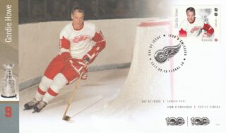 2017 Canada #3029 NHL: The Ultimate Six - Gordie Howe FDC