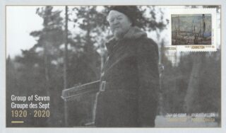 2020 Canada #3234d Group of Seven: Fire-swept, Algoma, Frank H. Johnston FDC