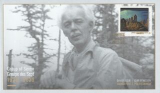 2020 Canada #3243b Group of Seven: Miners' Houses, Glace Bay, Lawren S.Harris FDC