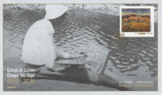 2020 Canada #3243e Group of Seven: Quebec Village, Arthur Lismer FDC
