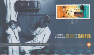 2020 Canada #3244 - 3245 History of Radio in Canada FDC