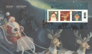 2021 Canada #3308 Holiday Characters FDC