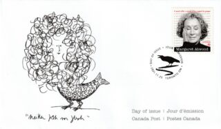2021 Canada #3315 Margaret Atwood FDC