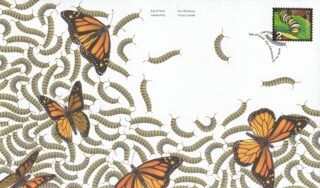 2009 Canada #2328 Beneficial Insect - Definitive: Monarch Caterpillar FDC