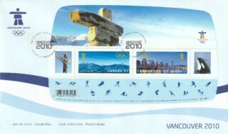 2010 Canada #2366 Vancouver 2010 Olympic Winter Games FDC