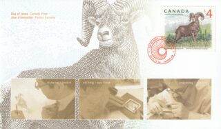 2018 Canada #3129 Wildlife Definitive High Value - Rocky Mountain Bighorn Sheep FDC