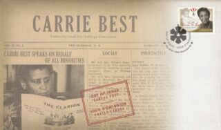 2011 Canada #2433 Black History Month: Carrie Best FDC