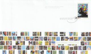 2011 Canada #B18 Mental Health: Puzzle pieces coming together FDC