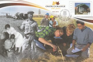 2013 Canada #S93 Olds College, 100th Anniversary SEC