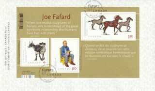 2012 Canada #2523 Art Canada: Joe Fafard FDC