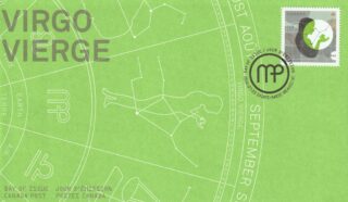 2012 Canada #2454 Signs of the Zodiac - Virgo: The Maiden FDC